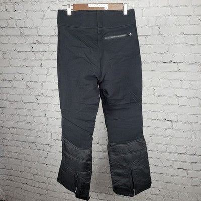 VTG Europa Black Wool Nylon Schoeller Textil Switzerland Snow Pants 30R (28x29)