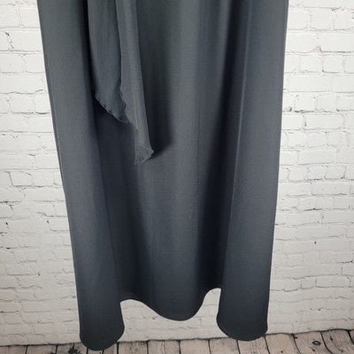 VTG Tumbleweeds Black Belted Lined Elastic Waist Pull On Maxi Skirt USA Size XL