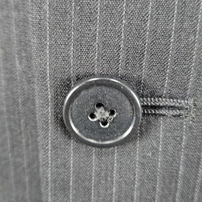 Jos A Bank Black 100% Wool Tailored Fit Travelers 2 Button Blazer Sport Coat 43R