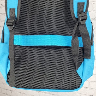 Metro Logo Blue Bio International Convention 2025 Laptop Sleeve Mesh Backpack