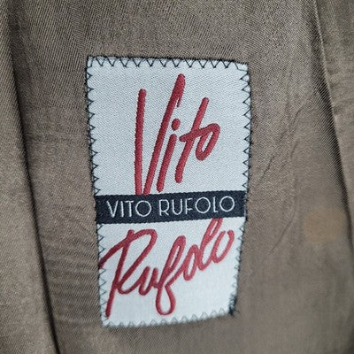 Vito Rufolo Green Wool Comero Super 100's 2 Button Blazer Sport Coat Italy 46R
