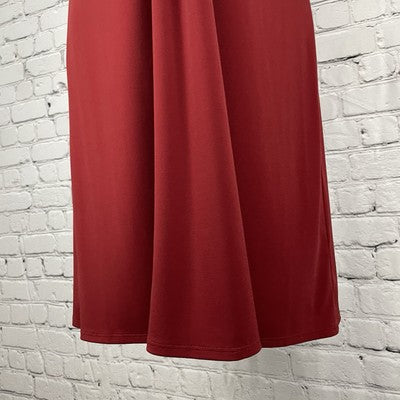 Laundry By Shelli Segal Red Ruched Puff Short Sleeve Stretch Zipped Dress Size 4