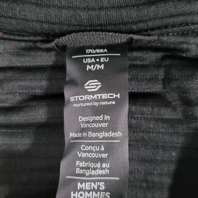 The Smart Factory Stormtech Black Lightweight Full Zip Mock Neck Jacket Medium M