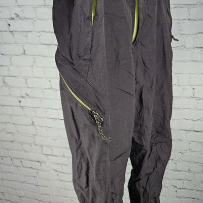 Columbia Brown Green Omni Tech Bugaboo Insulated Snow Ski Pants L (36x32) *tear