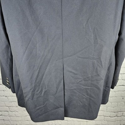 Brooks Brothers Navy 100% Wool Loro Piana Brookwood 2 Button Notch Blazer 42R