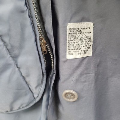 The Totes Coat Blue Belted Removable Insulated Liner Jacket Trench Coat Size 14