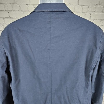 Jos A Bank Navy Tailored Fit Relaxed Tailoring 2 Button Blazer Sport Coat 44R