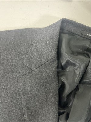 Mattarazi Uomo Black Single Breasted Two Button Wool Cashmere Super 150s Size 54