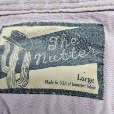 The Nutter Multicolor Striped Shacket Button Up Point Collar Shirt USA Large L