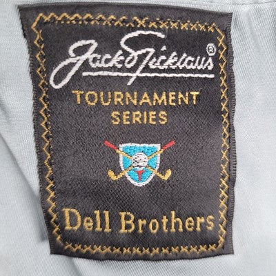 Jack Nicklaus Navy Tournament Series Dell Brothers 2 Button Notch Blazer USA 43R