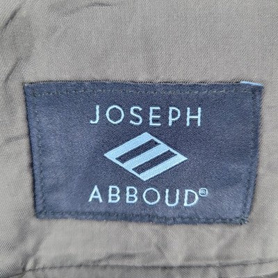 Joseph Abboud Grey 100% Wool Pinstriped 2 Button Blazer Sport Coat USA Made 40R