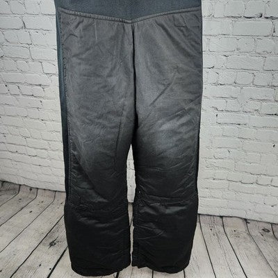 VTG Peter J Black Insulated Adjustable Bootcut Snow Ski Bibs Pants Large L