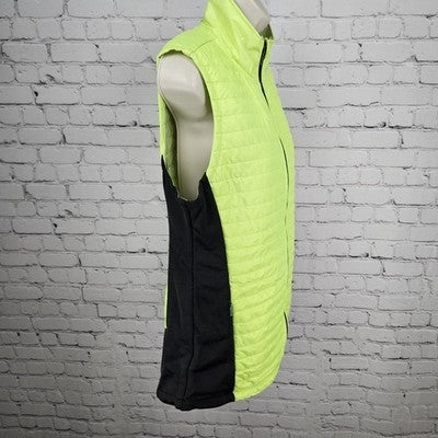 VSX Victoria's Secret Green Thermo Lite Pro Stand Up Collar Zip Vest Large L