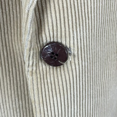 Richman Tan Corduroy 2 Button Vented Blazer Sport Coat Poland Made Size 46L