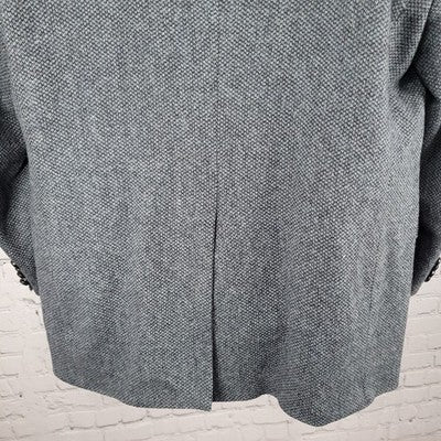 Oakton Limited Grey Tweed 2 Button Notch Blazer Sport Coat USA Made Size 50BL