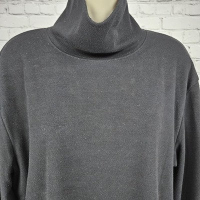 Mind Bridge Black Knit Turtleneck Long Sleeve Pullover Sweater 105 US XL