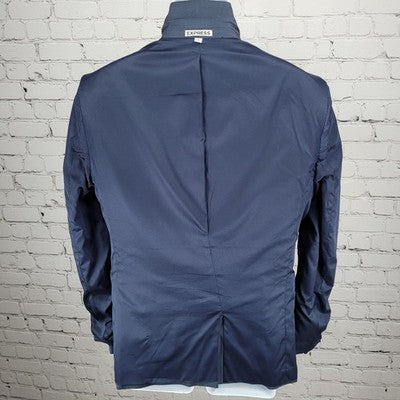 Express Blue Skinny Fit Innovator 2 Button Notch Vented Blazer Sport Coat 38