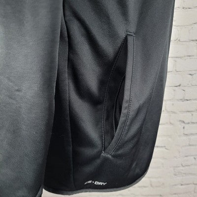 Louisiana Krewe FC Capelli Sport CS Dry Black Hooded 1/4 Zip Jacket Medium M