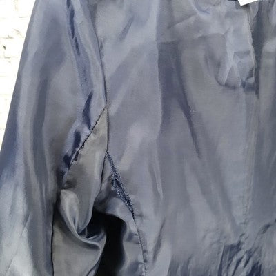 Patchington Navy 2 Metal Button Notch Ventless Blazer Suit Jacket Size 12
