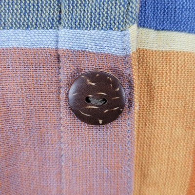 Mata Traders Multicolor Check Sleeveless Buttoned Zip A Line Mini Short Dress XS