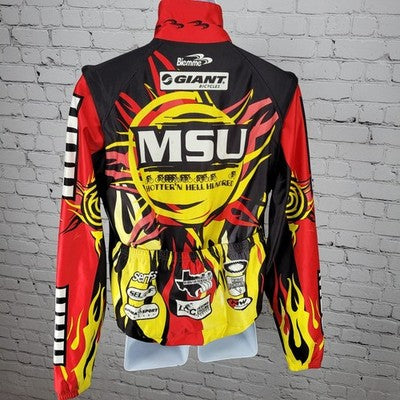 Biemme Windstopper N2S Removable Sleeves Cycling Jacket Italy Medium M *zipper