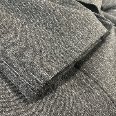 VTG Botany 500 Grey Pinstriped 2 Button Vent Blazer Sport Coat USA Made Size 41S