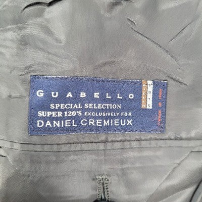 Daniel Cremieux Grey Guabello Super 120's Blazer Sport Coat Italy Made Size 40R