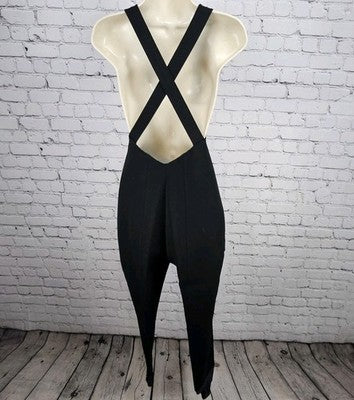VTG Schoeller Skifans Switzerland Black Stretch Stirrup Ski Pants Bib 4 (27x24)