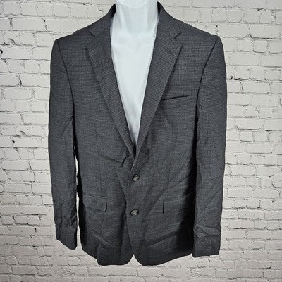 Awearness Kenneth Cole Grey Wool Blend Extreme Slim Fit Blazer Sport Coat 40L