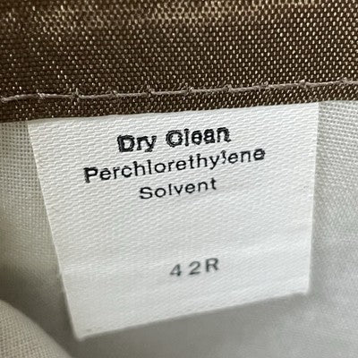 VTG TJW Mervyn's Grey Woven 2 Button Notch Blazer Sport Coat USA Made Size 42R