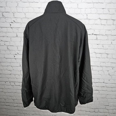 Longhorn Aquatics UT Black Full Zip Mesh Lined Logo Windbreaker Jacket 3XL