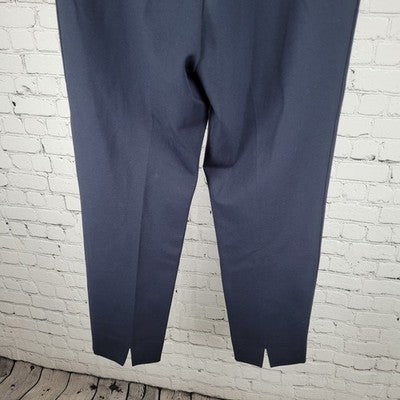 Brooks Brothers Navy High Rise Stretch Expandable Tapered Dress Pants 14 (29x29)