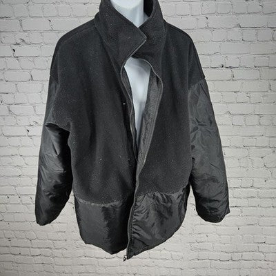 Colorado Black Full Zip Fleece Lined Insulated Lightweight Zip Pocket Jacket 3XL
