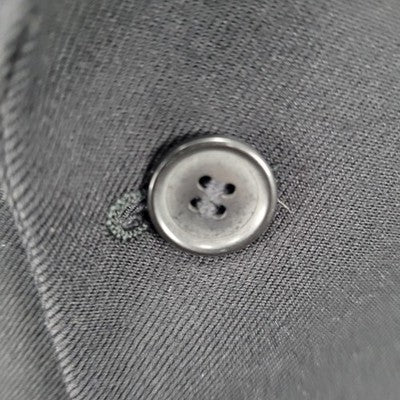 Alexandre Black 2 Button Single Vented Notch Blazer Sport Coat 42R Made In UK