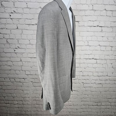 Tommy Hilfiger Grey Wool Blend 2 Button Vented Notch Blazer Sport Coat 44R