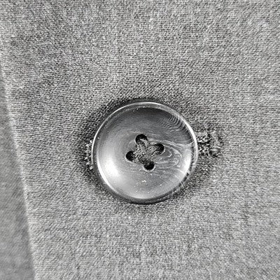 Haggar H26 Grey Slim Fit Stretch 2 Button Vented Notch Blazer Sport Coat 38R