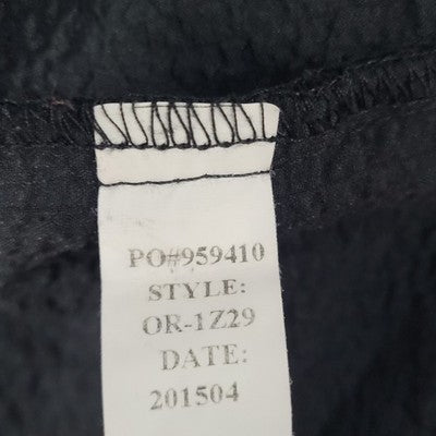 Orvis Black Textured Lightweight High Rise Pull On Straight Leg Pants 36x27.5