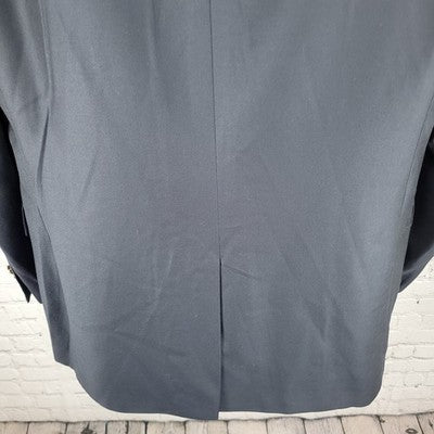 Jos A Bank Black 100% Wool Signature Collection Gold Button Blazer Size 41R