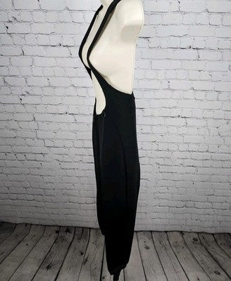 VTG Schoeller Skifans Switzerland Black Stretch Stirrup Ski Pants Bib 4 (27x24)