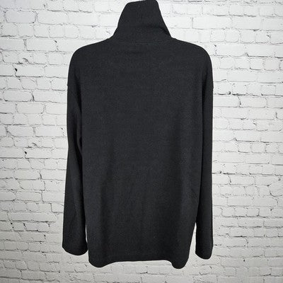 Mind Bridge Black Knit Turtleneck Long Sleeve Pullover Sweater 105 US XL