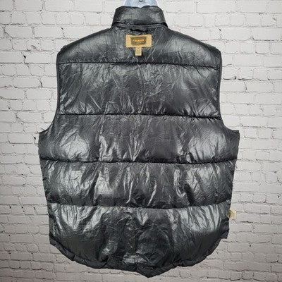 The Foundry Grey Insulated Full Zip Snap Pockets Lightweight Vest Gilet 2XL