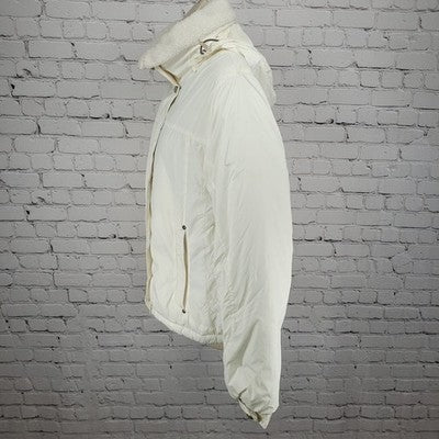 White Sierra Ivory Waterproof Breathable Hooded Insulated Zip Jacket Medium M