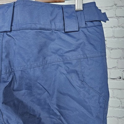 Columbia Navy Omni Tech Waterproof Breathable Snow Ski Pants Small (32x31)