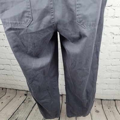 VTG Highparm Grey Long Sleeve Zip Utility Workwear Coveralls Medium M