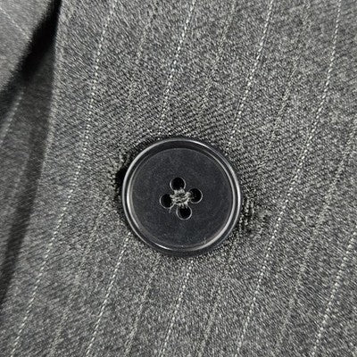 Joseph Abboud Black Label Grey 100% Wool 2 Button Blazer Sport Coat USA 40R