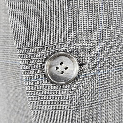 VTG Hart Schaffner Marx Grey Wool Blend Viracle Notch Blazer Sport Coat USA 44R
