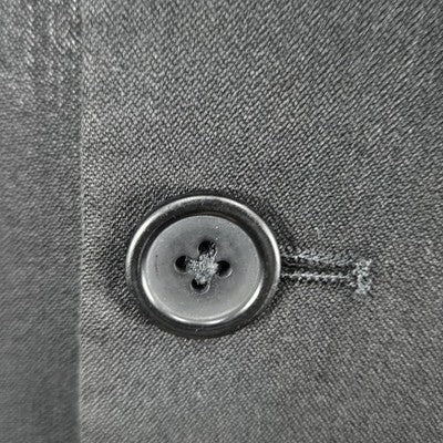 Structure Black 2 Button Double Vented Notch Blazer Sport Coat Suit Jacket 40R
