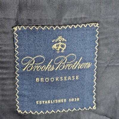 Brooks Brothers Navy 100% Wool Loro Piana Brookwood 2 Button Notch Blazer 42R
