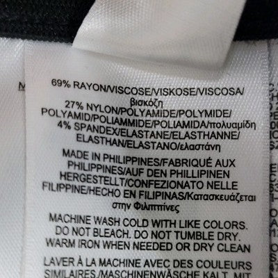 Brooks Brothers Navy High Rise Stretch Expandable Tapered Dress Pants 14 (29x29)