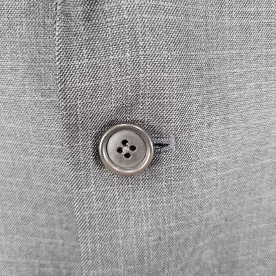 AWEAR2 Kenneth Cole Grey Stretch 2 Button Notch Blazer Sport Coat Size 42L